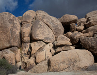 Rocks and climbers